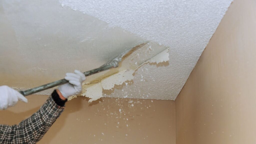 Fixing a Popcorn Ceiling A Step By Step Guide Dr. Homey