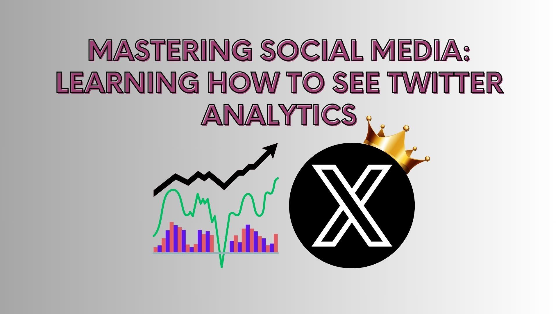 Mastering Social Media Learning How to See Twitter Analytics Dr. Homey