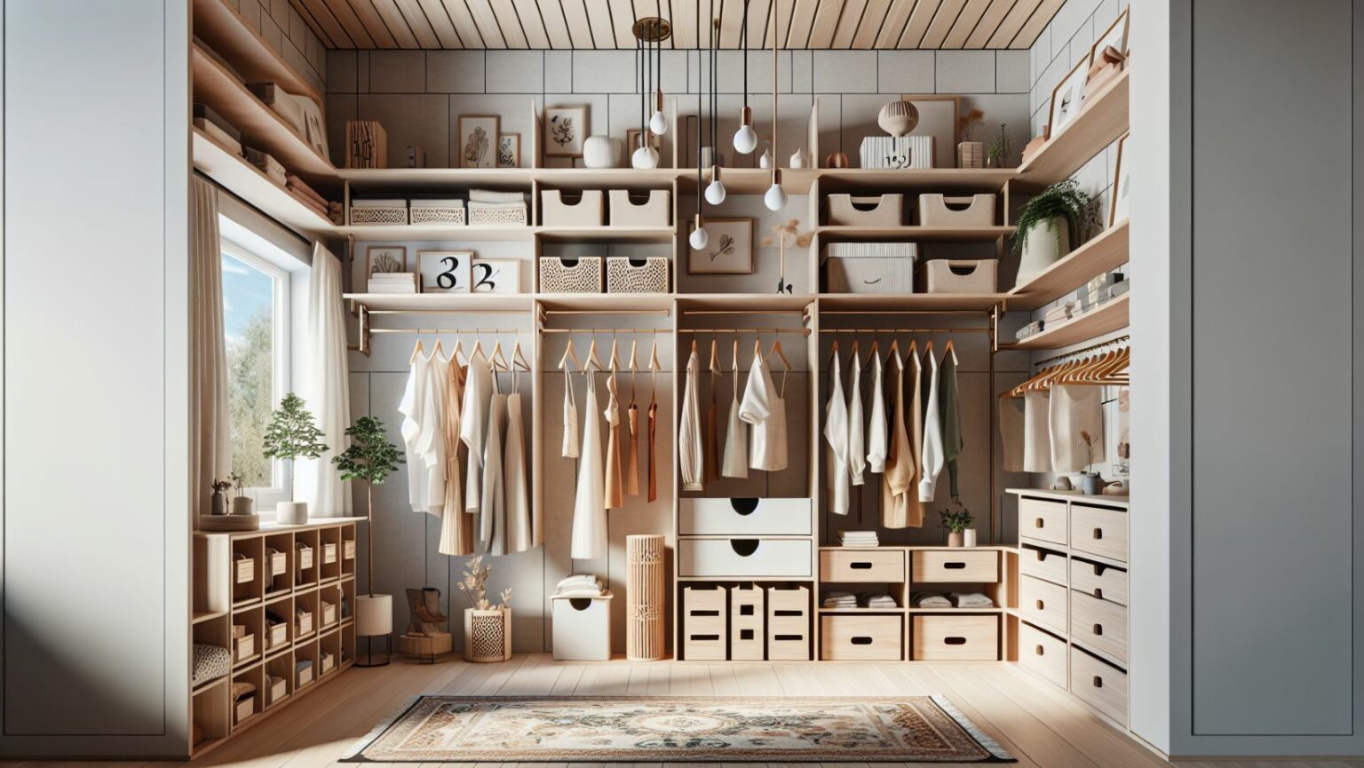 Creating a Stylish Walk-in Closet on a Budget - Drhomey